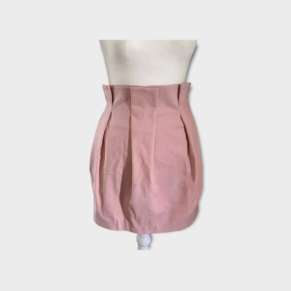 Tobi High Waist pleated mini skirt Blush pink sz medium - Picture 2 of 10